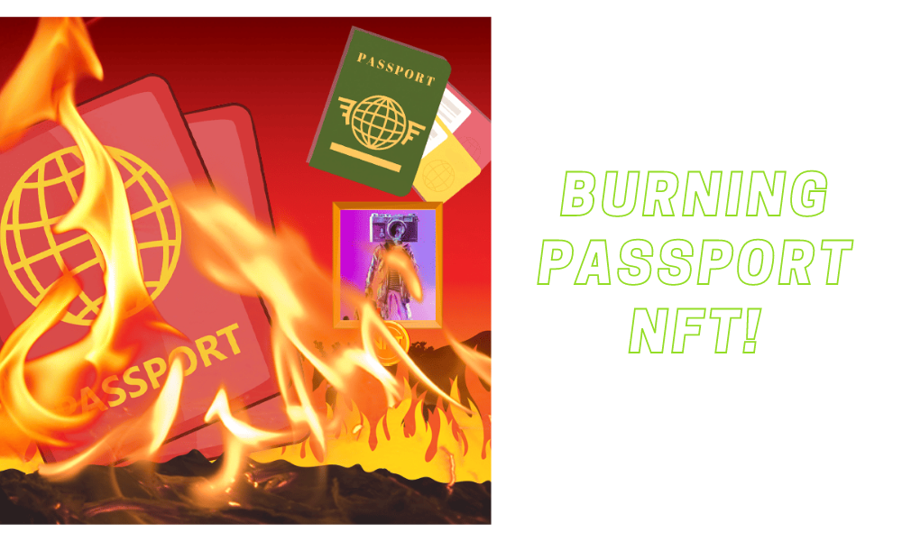 Russian National Will Use Sales of Her Burning Passport NFT To Support Ukraine!